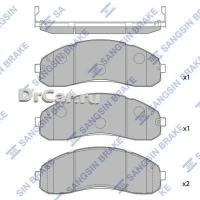 SANGSIN BRAKE Колодки тормозные передние