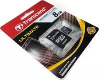 Карта памяти MicroSDHC 8GB Transcend Class 10