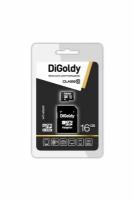 Карта памяти DIGOLDY 16GB MICROSDHC CLASS 10