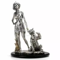 Статуэтка Krisa "Девочка с пантерой", высота:42 см, BN ST/223