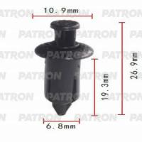 PATRON P370481 Клипса пластмассовая Chevrolet, Chrysler, Daewoo, Ford, GM, Lexus, Mitsubishi, Opel, Toyota применяемость внутренняя отделка, кузов - рештка