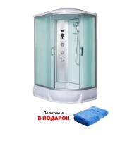 Душевая кабина River (Ривер) DESNA 120/90/26 MT L асимметричная с низким поддоном, стеклянная размер 120х80 см, левая