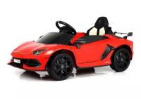 Детский электромобиль Lamborghini Aventador SVJ (A333MP) красный (RiverToys)