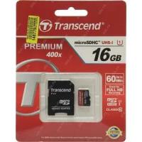 SD карта Transcend Premium 400X TS16GUSDU1