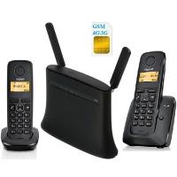 Комплект SHOPCARRY SIM 283-2 стационарный сотовый радио телефон DECT GSM 4G 3G с двумя трубками