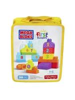 Конструктор Строй и учись 20 деталей MEGA BLOKS