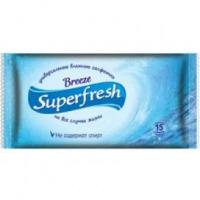 Салфетки влажные Superfresh 15шт