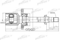 Шрус Внутренний Правый 20x35.5x24 Toyota Avensis At22/Azt220/Cdt220/Ct220/St220/Zzt22 00-03 PATRON арт. PCV1426