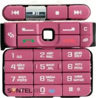 Клавиатура русская для Nokia 3250 красный