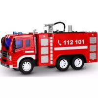 Машина инерционная KID ROCKS Пожарная машина свет и звук 1:16 YK-2110