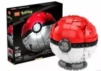 Конструктор Покемон Покетболл Mattel Mega Construx Pokemon Jumbo Poke Ball, 303 элемента