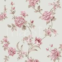 Фотообои Розовые цветы в спальню 275x275 (ВхШ), бесшовные, флизелиновые, MasterFresok арт 9-093