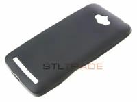 Силиконовый чехол Soft Touch для Asus ZC550KL zenfon 3 max черный