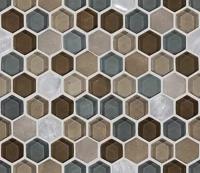 Мозаика L'Antic Colonial, S.A. Porcelanosa Grupo (Лантик Колониаль) Мозаика L241711091 Fusion Hexagon Caramel Mix 29.5х25.5 Mosaics Collection (Mosaico) 19799