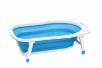 Детская складная ванна Folding Baby Bathtub (Цвет: голубой)