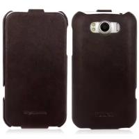 Кожаный чехол для HTC Sensation XL / X315e / G21 HOCO Leather Case (Коричневый)