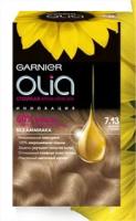 Краска для волос Garnier Olia Крем-краска для волос №7.13 бежевый русый