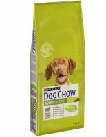 DOG CHOW Adult with Lamb Сухой корм для собак старше 1 года с Ягненком 14 кг