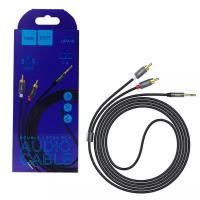 Кабель AUX [3.5 mm - RCA] HOCO UPA-10 Серебро