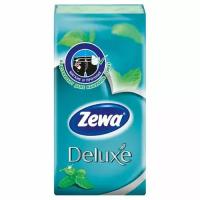 Носовые платки Zewa Deluxe Ментол, 3 слоя, 10 шт. х 10