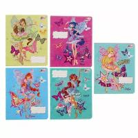 Тетрадь 12 листов в клетку Winx Club