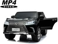 Автомобиль Weikesi Lexus DK-LX570 (Черный глянец / С монитором)