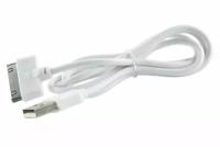 Кабель USB-(30-pin), Red Line, 1m, белый