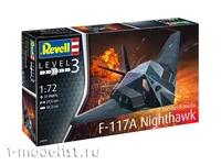 03899 Revell 1/72 Ударный самолёт F-117 Stealth Fighter