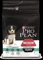 Purina Pro Plan OPTIDIGEST PUPPY MEDIUM SENSITIVE DIGESTION Сухой корм для Щенков средних пород с чувствительным пищеварением с ягненком и рисом 12 кг