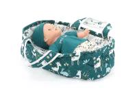 Petitcollin 28 cm / 11'' doll moses basket (Кроватка для кукол Петитколлин с ланями до 28 см)