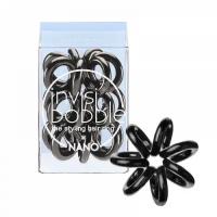 Резинка для волос INVISIBOBBLE True Black (с подвесом) черный 3 шт