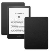 Электронная книга Amazon Kindle PaperWhite 2021 8Gb black Ad-Supported + фирменная обложка Кожа Black