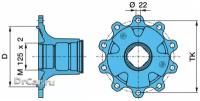 BPW Ступица колеса