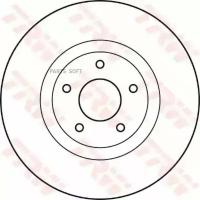 TRW DF4989S DF4989S_диск тормозной передний!\ Renault Koleos 2.5/2.0D 06/08>
