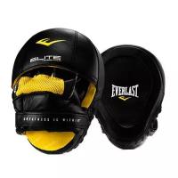 Лапы Everlast Pro Elite Leather Mantis черные