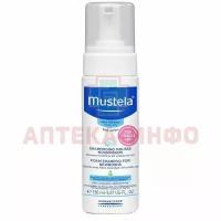 MUSTELA Bebe пенка-шампунь д/новорожденных от себорейных корочек 150мл (с диспенс.)