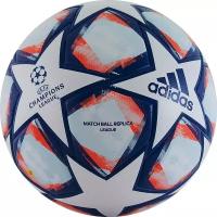 Мяч футбольный Adidas UCL Finale 20 League Ball, 4, белый, тренировочный, термосшивка