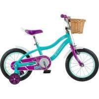 Велосипед Schwinn 14" Elm + корзина детский, голубой