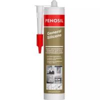 Герметик силиконовый PENOSIL GENERAL SILICONE H4174, 100%, белый, нейтральный, 280мл