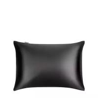 AYRIS SILK Наволочка Ayris Silk из натурального шёлка, арт. 5002, цвет глубокий чёрный (50x70)
