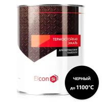 Термостойкая Краска Elcon Черная до +1200 °C, 0,8 кг