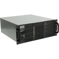 Procase Корпус RE411-D4H11-E-55 Корпус 4U server case,4x5.25+11HDD,черный,без блока питания,глубина 550мм,MB EATX 12"x13"