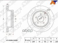 Диск Тормозной Зад Infiniti Fx35/45, Nissan Murano Z50/51, 2Wd/4Wd, 02- Sat арт. ST-43206-CA000