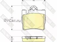 GIRLING Колодки тормозные MERCEDES W220 S320-S600 9805/C215 AMG задние