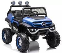 Детский электромобиль Mercedes-Benz Unimog Mini (P777BP) синий глянец