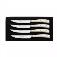 WUESTHOF Набор кухонных ножей для стейка 4 штуки, серия Ikon Cream White 9716-0 WUESTHOF