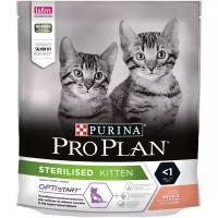 Сухой корм для стерилизованных котят Pro Plan Sterilized Kitten с лососем 3 кг