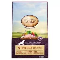 Корм для собак Nature's Table Natures Table Корм для миниатюрных собак Курица с рисом (500 г)