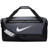 Сумка спортивная Nike Brasilia Training Duffel Bag (Medium), -, серый, полиэстер