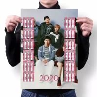 Календарь настенный на 2020 год Monsta X №54, А4